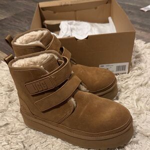 UGG Tan Neumel Platforms